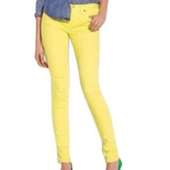 J. Crew Denim - J. Crew Yellow Toothpick Jeans
